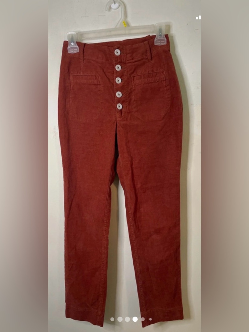 On hold//Free People Burnt Orange Corduroy Pants - Picture 5 of 14